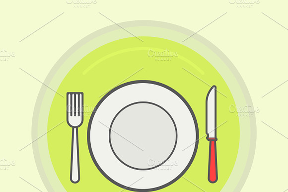 Restaurant Icon. Vector