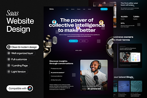 Saas Landing Page, a Templates & Theme by sajon.co