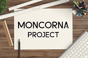 Moncorna Futuristic Sans Serif Font, a Font by PARAMAJAN (Thumbnail 2 of 8)