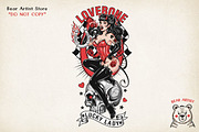 Pinup Grease Monkey, Sublimation PNG, a Graphic by GlitterCraft (Thumbnail 42 of 42)