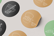 Doodle tea icons collection, an Outline Icon by Gulnarart (Thumbnail 3 of 5)