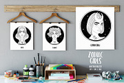 12 Zodiac Girls. Vector set., a Person Illustration by Varvara Gorbash (Thumbnail 7 of 8)