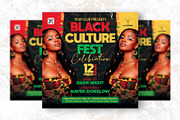 Black culture Fest Party Flyer, a Flyer Template by Shajib Shikder (Thumbnail 2 of 2)