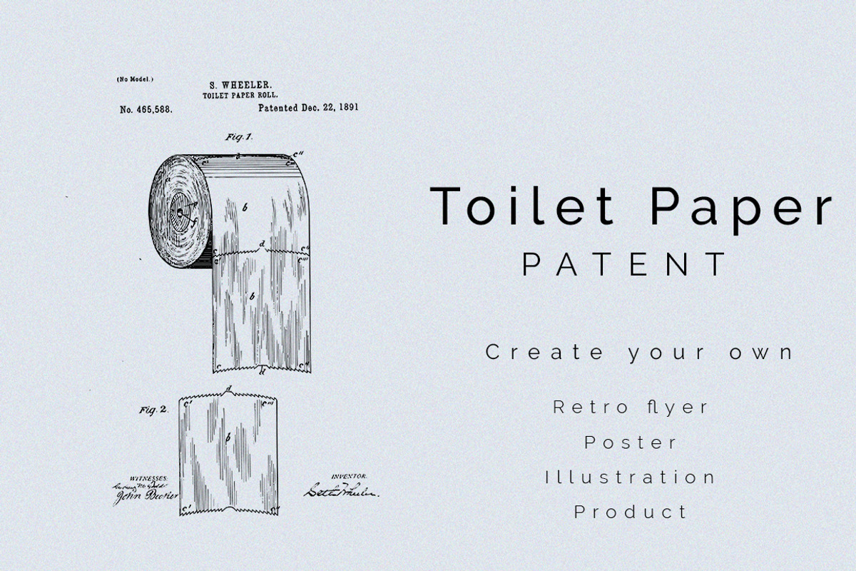 Toilet paper roll patent, an Illustration by Nordic Designs (Photo 1 of 3)