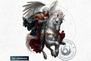 Legendary Greek heroes Clipart set, a Person Illustration by ThatsDesignArt (Thumbnail 6 of 10)