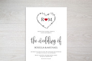 Invitation Template SHR430, an Invitation Template by Shafura_Wedding (Thumbnail 3 of 4)