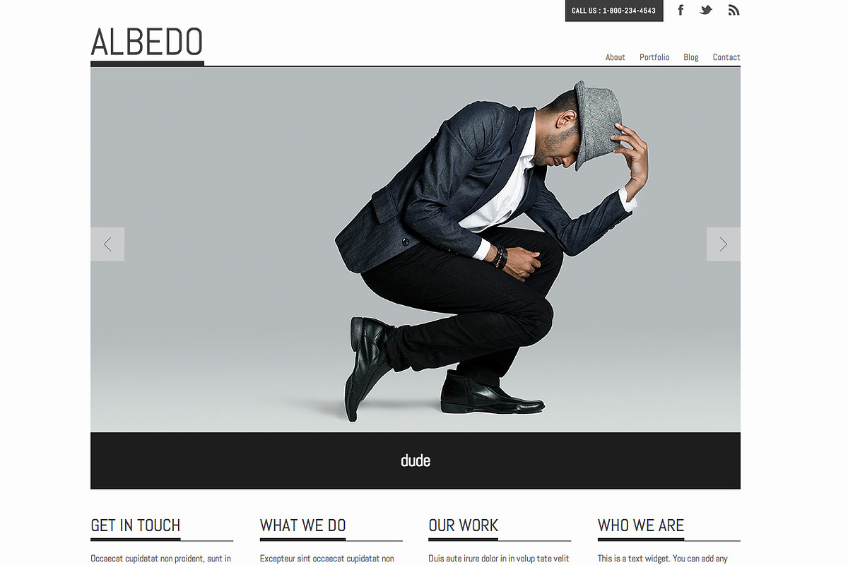Albedo, a WordPress Template by Graph Paper Press (Photo 1 of 3)