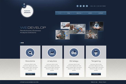 Business Solutions - Joomla Templte