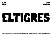 Eltigres, a Sans Serif Font by Pinisi ART (Thumbnail 1 of 10)