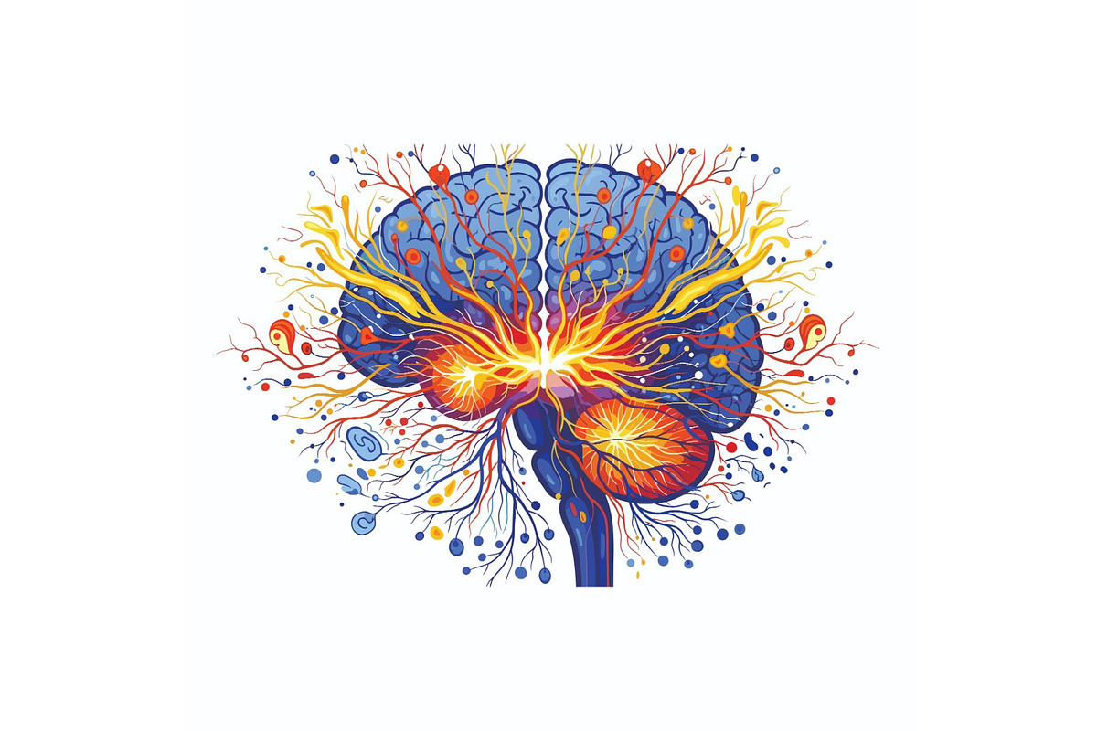 Multiple Sclerosis Awareness Brain, a Person Illustration by Designer_Momina (Photo 7 of 16)