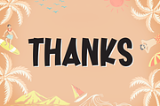 Summer Cartoon | Script Font, a Script Font by Scratchones (Thumbnail 8 of 8)
