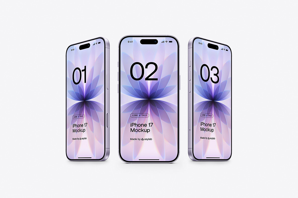 iPhone 17 - 24 Mockups Scenes, an iPhone Mockup by Asylab (Photo 17 of 61)