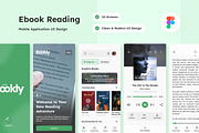 Bookly - Ebook Reading Mobile App, an App Template by twinstd (Thumbnail 1 of 5)