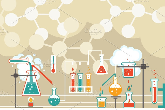 Chemistry Seamless Pattern