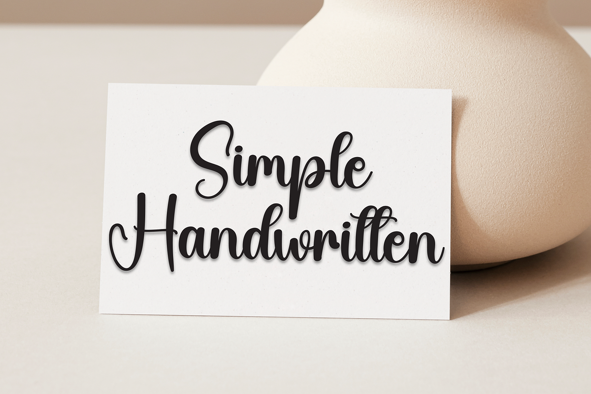 Mathuis | Script Font, a Handwritten Font by Scratchones (Photo 4 of 9)