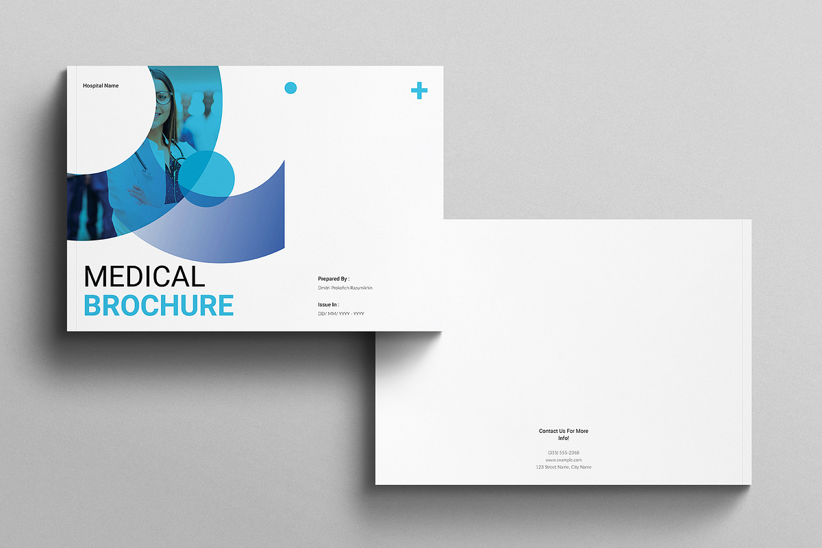 Medical Brochure Template Landscape, a Brochure Template by E-Type (Photo 7 of 7)