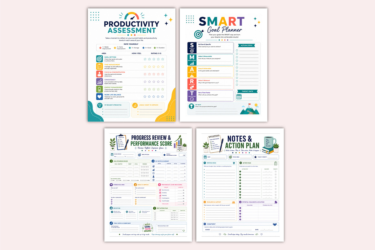 2027 Productivity Workbook., a Stationery Template by Shumaya (Photo 3 of 4)
