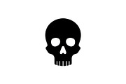 Skull & Crossbones Silhouette Vector, an Illustration by jahid234 (Thumbnail 30 of 51)