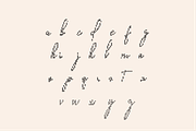 Handriya | A Embroidery Script Font, a Handwritten Font by Berdansabersama (Thumbnail 3 of 9)