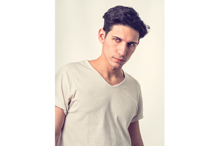 Handsome and fit young man standing, a Person Photo by ArtOfPhotos photo store