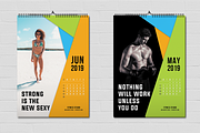 Fitness Calendar 2019, a Stationery Template by Jaisivakumar (Thumbnail 5 of 9)