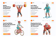 3D Character Sports Pack, a Characters & Person 3D Model by orenjidesign (Thumbnail 5 of 7)