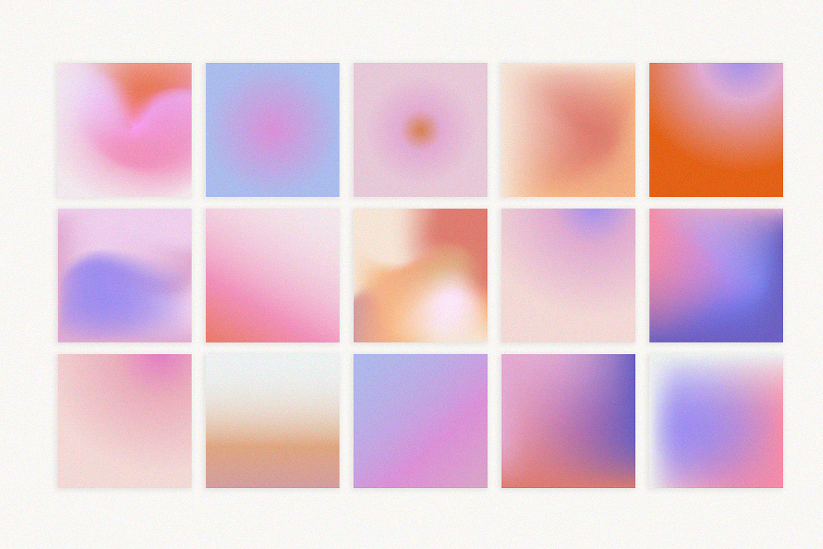 Linear gradients - vector elements, a Background Graphic by venimo