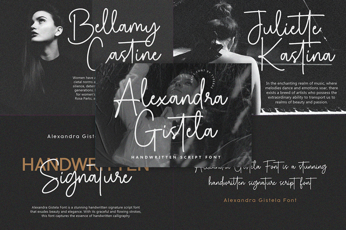 Beautiful Script Font Bundle Vol 1, a Script Font by Typebae (Photo 2 of 13)
