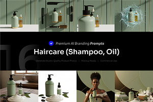 Haircare Products AI Prompt, a Beauty & Fashion Photo by cidcud_graphic
