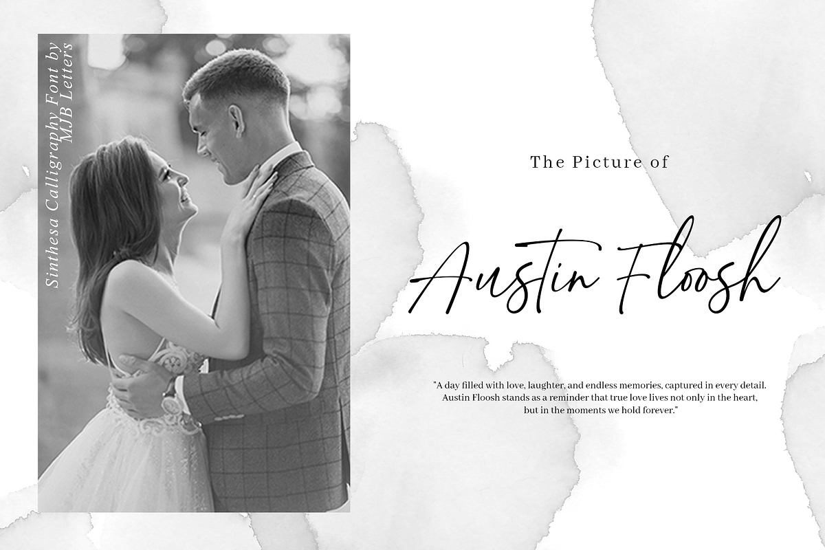 Sinthesa Boutney – Luxury Handwritte, a Script Font by MJB Letters (Photo 7 of 12)