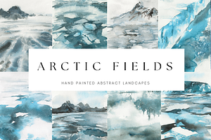 Arctic landscapes abstract paintings, a Texture Illustration by Kolorata Art