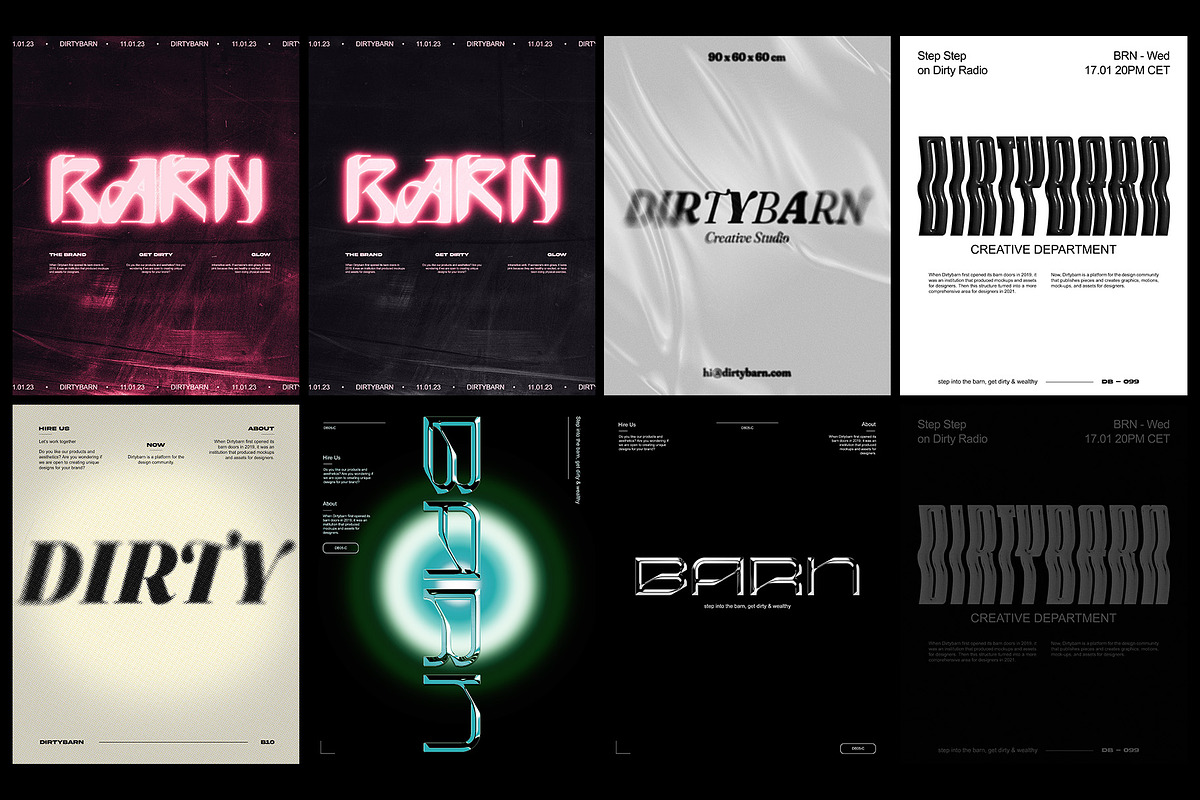 Comprehensive Text Effects Pack, a Templates & Theme by Dirtybarn (Photo 2 of 4)