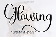 Glowing, a Handwritten Font by InermediaSTUDIO (Thumbnail 1 of 8)