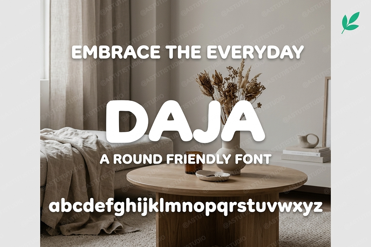 Daja | Elegant Modern Sans Serif, a Serif Font by Astuti Studio (Photo 4 of 25)