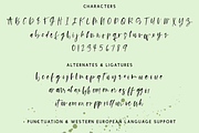 Slainte Script, a Handwritten Font by Beck McCormick (Thumbnail 10 of 10)