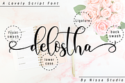 Domiland Script, a Script Font by Nissa Studio (Thumbnail 10 of 12)