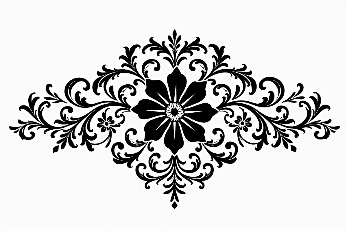 Elegant Floral Ornament Set, an Illustration by BIPLOB EXPERT (Photo 4 of 21)