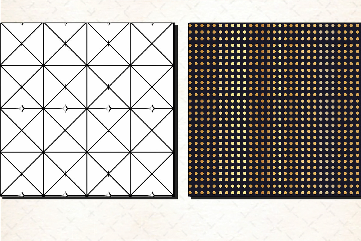 Lines & Dots patterns, a Pattern Graphic by DreamCafeArt (Photo 6 of 6)