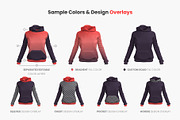 Realistic Women Hoodie Mockup, a Hoody Mockup by Mockup+ (Thumbnail 4 of 5)