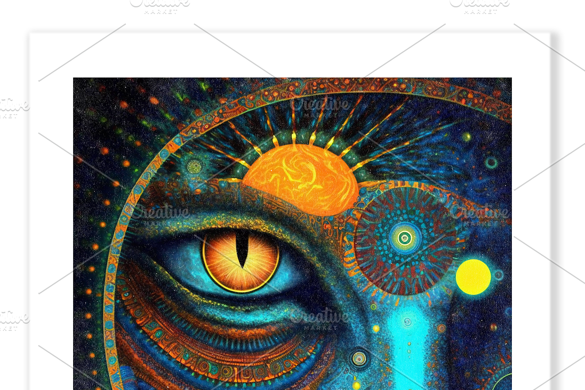 Dage Collection · Shaman Vision, a Decorative Illustration by milatovar (Photo 10 of 19)