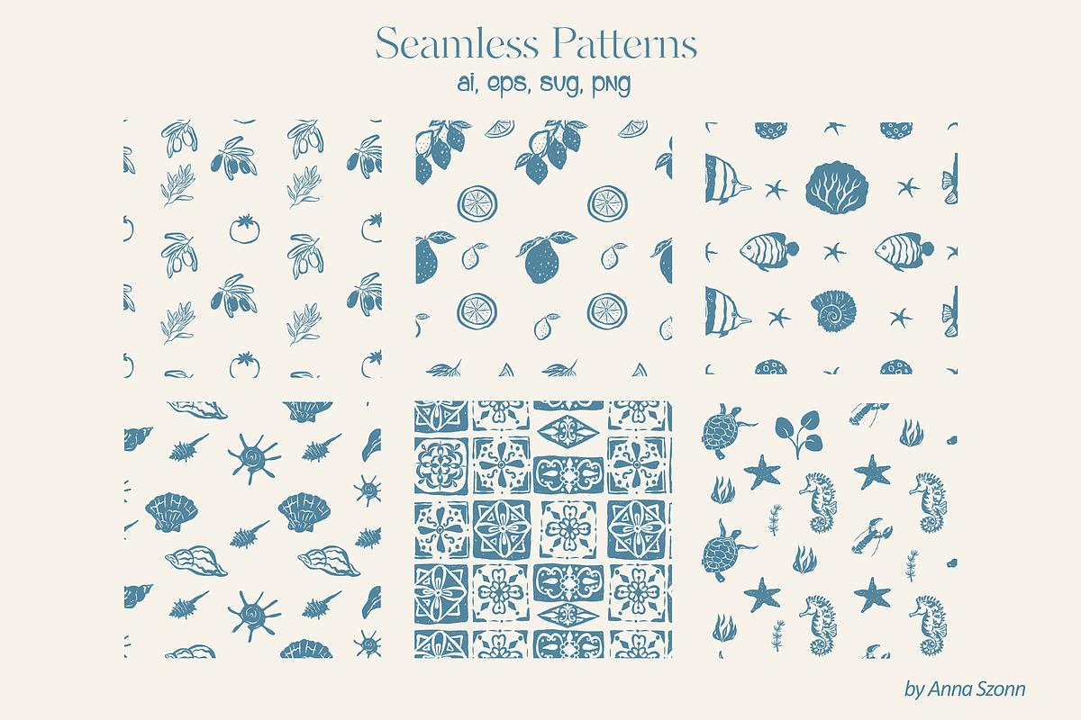 Coastal Life. Vector Illustrations., a Seasonal Illustration by Designwork (Photo 19 of 21)