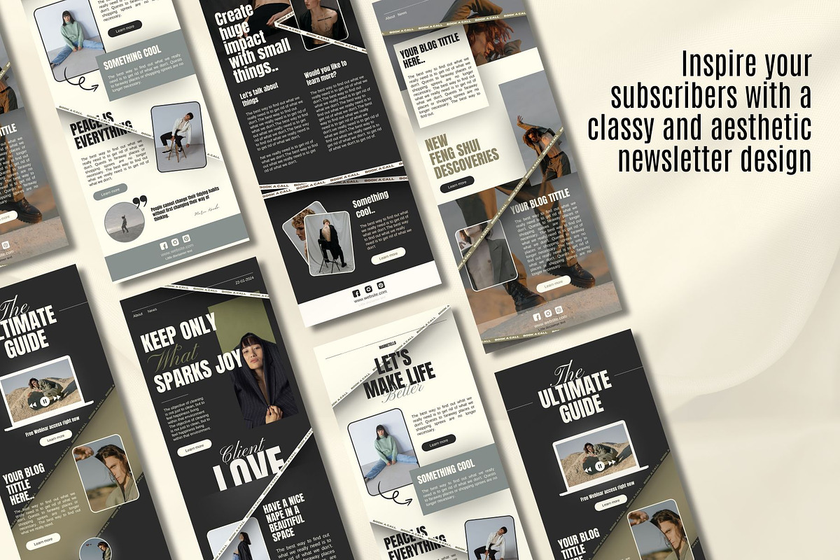 Modern CANVA Email Newsletter, an Email Template by Marketello Studio (Photo 6 of 6)