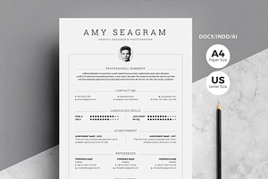 Word Resume Template 5 Pages Pack