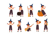 Cute little witch set, a Person Illustration by Good Studio (Thumbnail 2 of 3)