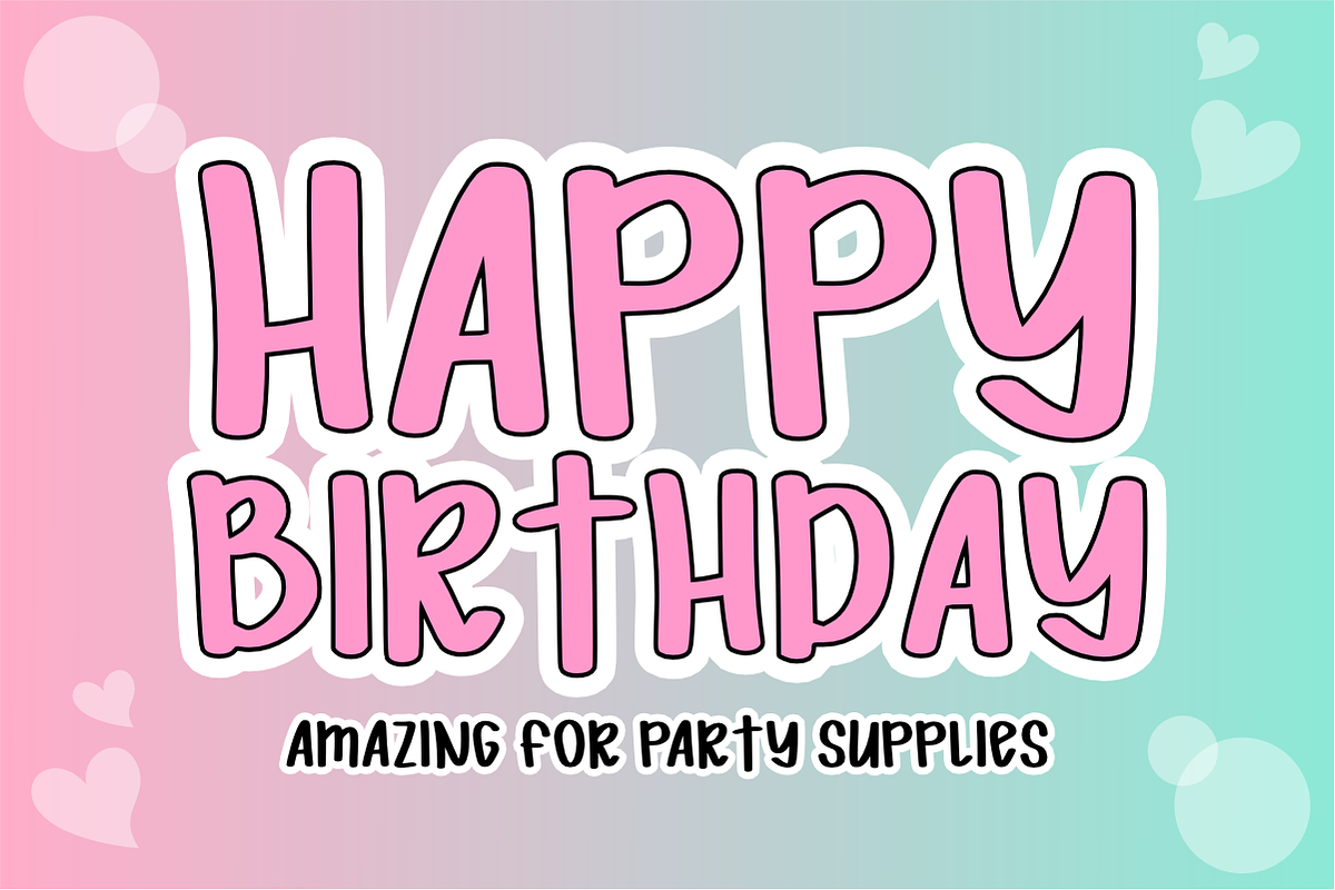 Teacher's Birthday-School Craft Font, a Handwritten Font by KiddoGlyphs Studio (Photo 2 of 4)