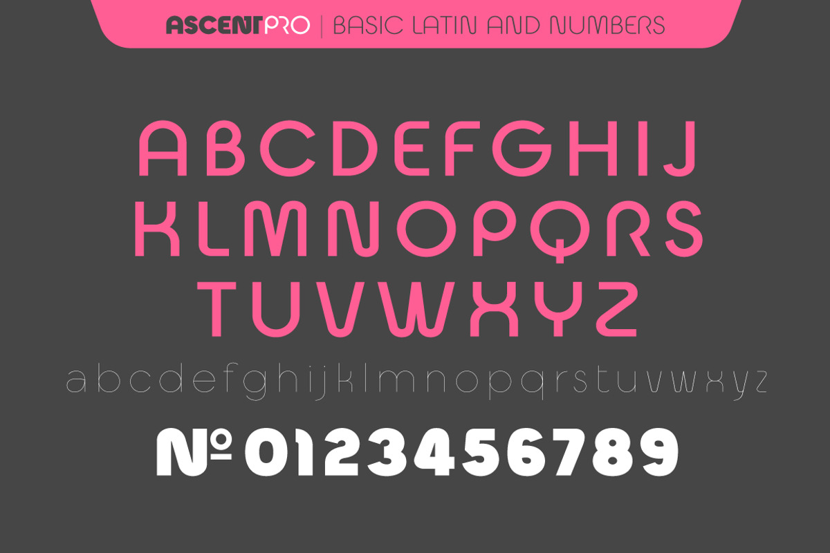 Ascent Pro (18 fonts), a Sans Serif Font by Fontop (Photo 3 of 15)
