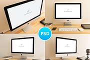iMac Mockups, a Mac Mockup by Homescreen Pro (Thumbnail 1 of 5)