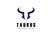 Taurus logo icon template design, a Graphic by T.Vooka (Thumbnail 1 of 3)