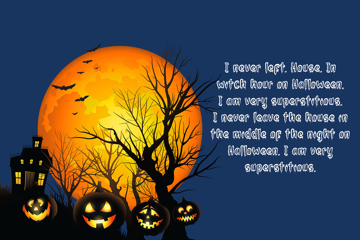 HENEWA - Halloween Font, a Font by NTC Graphic (Photo 6 of 8)