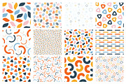 Color seamless bright funky patterns, a Pattern Graphic by ExpressShop (Thumbnail 2 of 7)